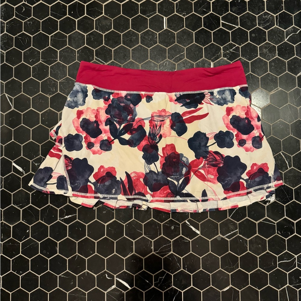 Lululemon floral tennis skirt